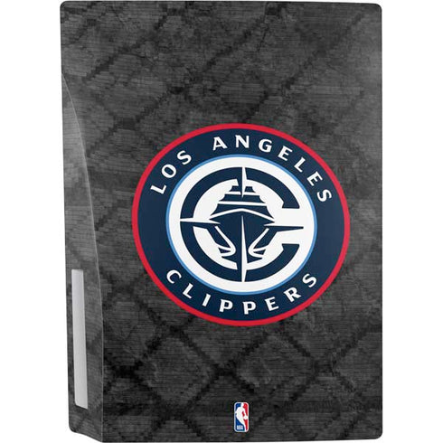 NBA Los Angeles Clippers Black Rust PS5 Console Skin